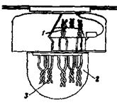 Термоэлектрический точечный дифференциальный извещатель с комплектом термопар из разнородных металлических проводов